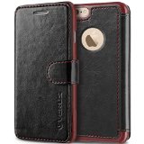 iPhone 6S Case Verus Layered DandyBlack - Card SlotFlipSlim FitWallet - For Apple iPhone 6 and iPhone 6S 47 Devices