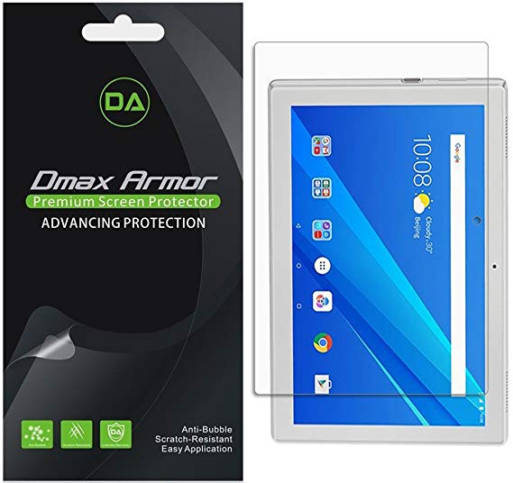 [3-Pack] Dmax Armor for Lenovo Tab 4 10 (10.1 inch) Screen Protector, Anti-Glare & Anti-Fingerprint (Matte) Shield- Lifetime Replacement