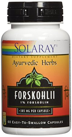 Solaray - Forskohlii, 385 mg, 60 capsules