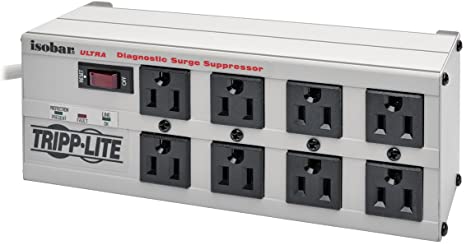 Tripp Lite ISOBAR8ULTRA 8-Outlet ISOBAR Surge Protector, 3840 Joules