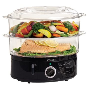 BELLA 13872 Food Steamer Black