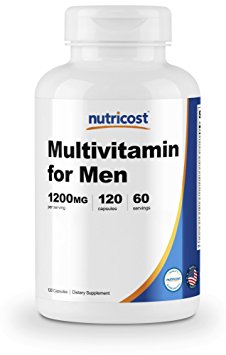 Nutricost Multivitamin For Men 120 Capsules - Vitamins and Minerals For The Healthy Man