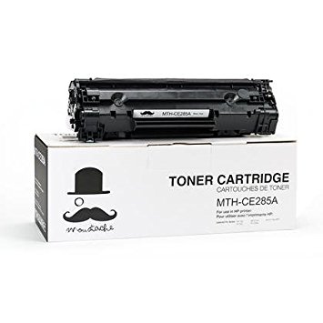Moustache ® HP CE285A 85 285A 85A Premium Quality Black BK New Compatible Laser Toner Cartridge For HP LaserJet M1132, P1100 Series, P1102W, Pro M1210 MFP Series, Pro M1212nf MFP, Pro M1214nfh MFP, Pro M1217nfw MFP, Pro P1100 Series, Pro P1102, Pro P1109w ~ 1,600 Pages Yield