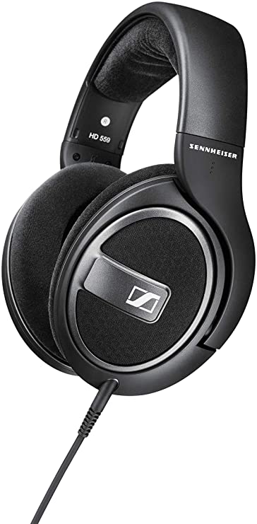 Sennheiser HD 559 Open Back Headphone - Black (Renewed)