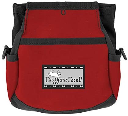 Rapid Rewards Deluxe Dog Training Bag by Doggone Good! (Red) COMES WITH BELT