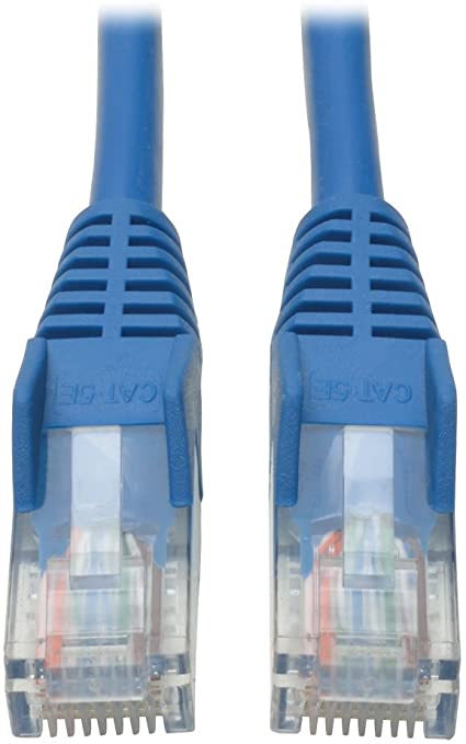 Tripp Lite N001-025-BL 25 Feet Cat5e 350MHz Snagless Molded Patch Cable RJ45M/M (Blue)