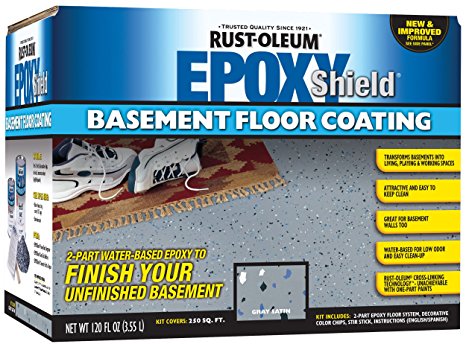 Rust-Oleum 203007 Basement Floor Kit, Gray