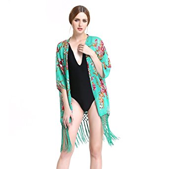 TURATA Women Beach Cover Up One Piece Beach Bikini Wear Swim Coverup