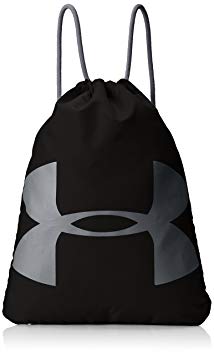 Under Armour Ozsee Sackpack, Black/Steel, One Size