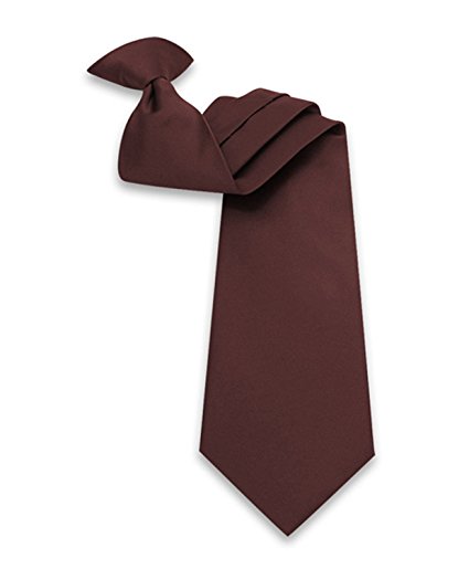 Men's Solid Clip-on Tie