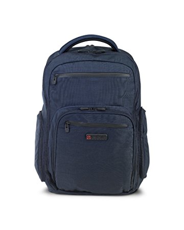 ECBC Hercules — Travel Backpack for a 16 Inch Laptop Computer: TSA Friendly Quick-Open Laptop Section, Blue (K7102-20)