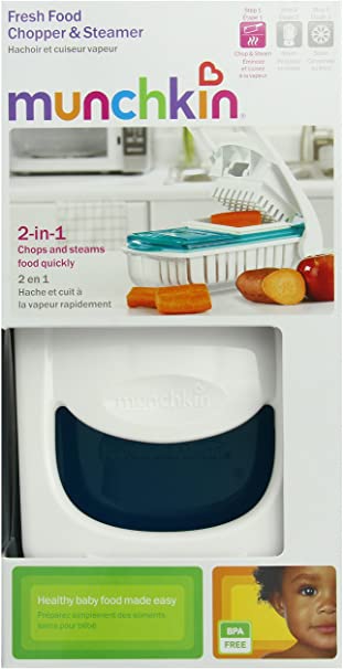 Munchkin Fresh Food Chopper and Steamer, Multicolor, 1-Count