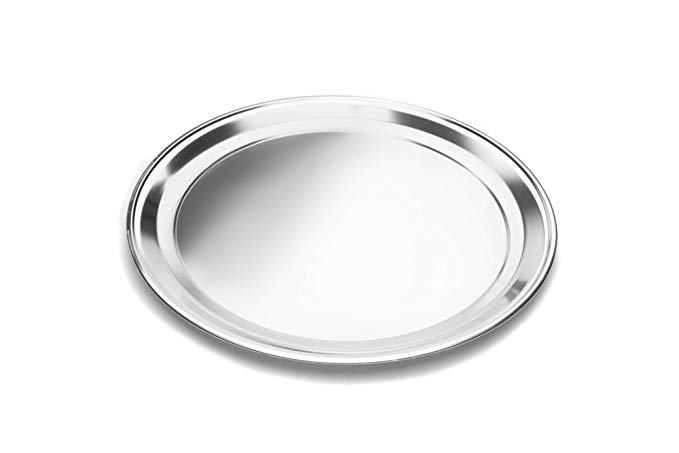 Fox Run 4497 Pizza Pan, Stainless Steel, 16-Inch