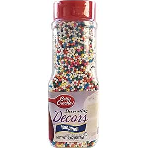 Betty Crocker Sprinkles, Assorted Nonpareil, 2 oz