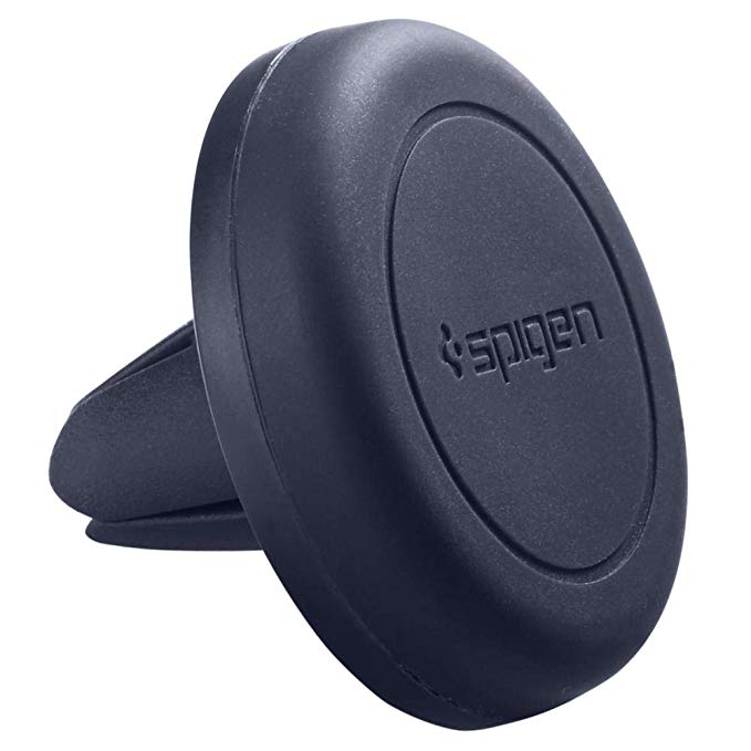 Spigen Kuel A200 Car Phone Mount Magnetic Air Vent Phone Holder QNMP Compatible iPhone X / 8/8 Plus / 7/7 Plus/Galaxy S9 / S9 Plus / S8 / S8 Plus/Note 8 Note 9 More - Midnight Blue