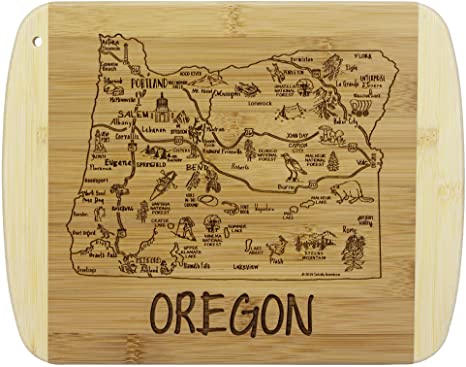 Totally Bamboo A Slice of Life Oregon Bamboo Serving and Cutting Board