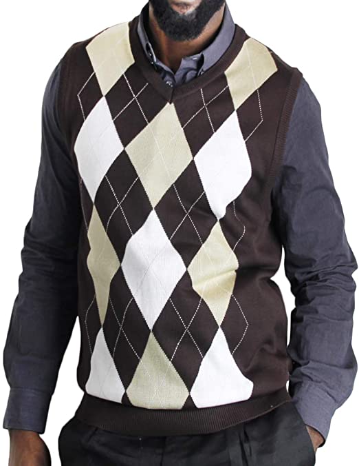 Blue Ocean Argyle Sweater Vest