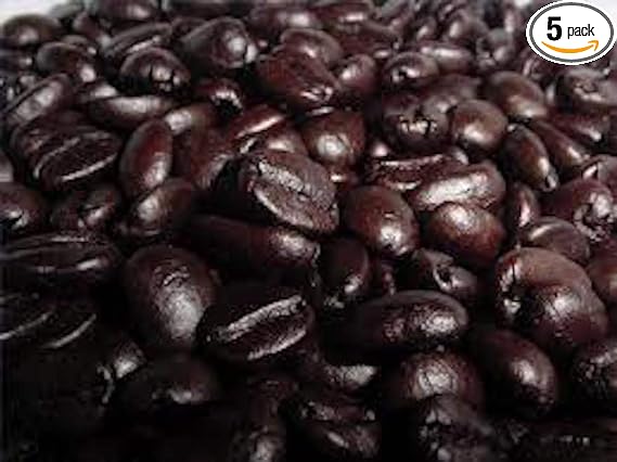5 lbs (16 oz / 454 g) Jamaica Jamaican Blue Mountain Dark Roasted Coffee Beans, Roasted on the Day of Shipping