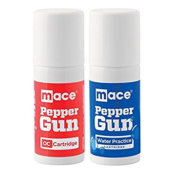 Mace Brand Police Strength Pepper Spray Dual Pack 1 OC/H20 Refill Cartridge