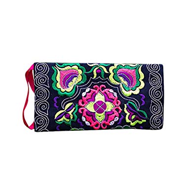 Handmade Wallet, Paymenow Women Wristlet Clutch Bag Zero Purse