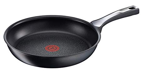 Tefal Expertise - Aluminium frying pan, non-stick with extra titanium, for all hobs including induction. Pan 24 cm Black