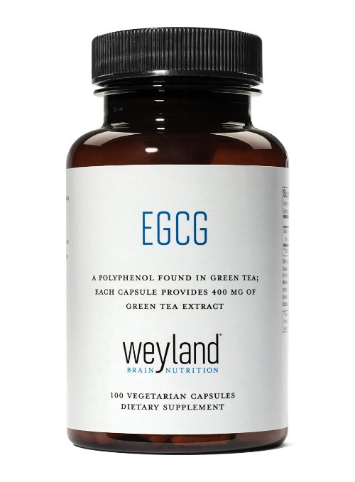 Weyland EGCG from Green Tea Extract 400 mg 100 Vegetarian Capsules