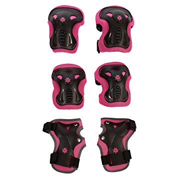 High Bounce Knee Pads and Elbow Pads with Wrist Guards Protective Gear Set for Biking, Riding, Cycling and Multi Sports Safety Protection: Scooter, Skateboard, Bicycle, Rollerblades