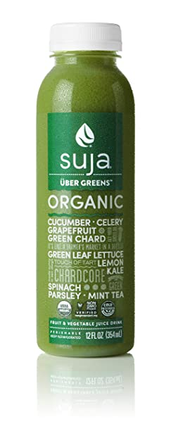 Suja Uber Greens, Organic & Cold-Pressed Vegetable and Fruit Juice, 12 oz