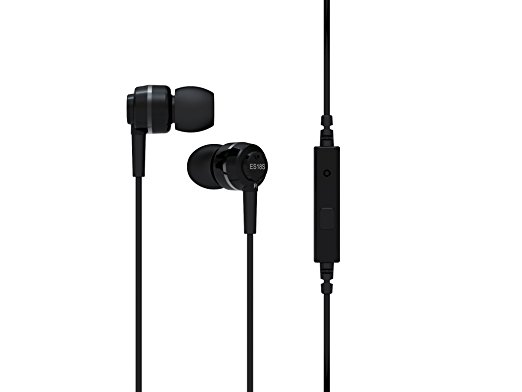 Soundmagic ES18S In-Ear Headphones  With Mic (Black/Silver)