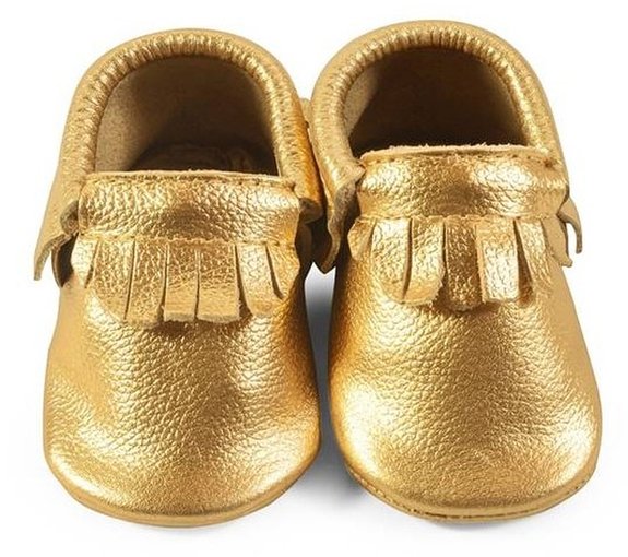 Baby Moccasins [The Coral Pear Classic Moccasin] Premium Leather Shoes for Babies & Toddlers