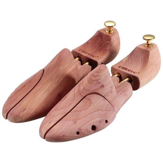 Ollieroo® Men's Twin Tube Adjustable Red Cedar Wood Shoe Boot Tree US Size