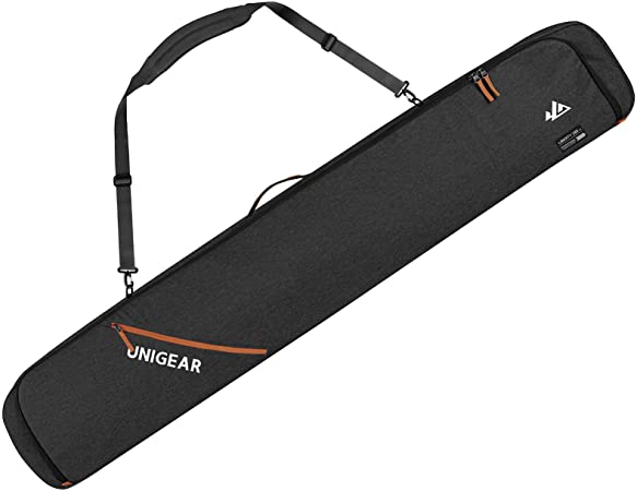 Unigear Ski Bag Snowboard Bag Reinforced Double Padding Bag, Perfect for Road Trips and Air Plane Travel for Snowboard, Goggles, Gloves, Ski Outdoor Camping, and Hiking Accessories