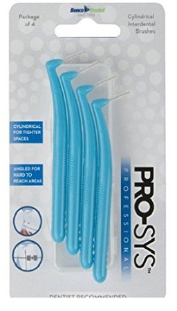 PRO-SYS Interdental Brush Narrow Spaces - 4 count Pack of 2