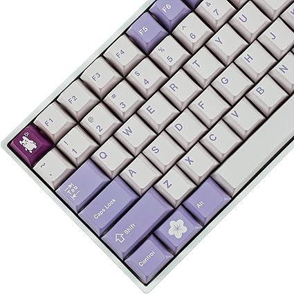 129 Rabbit Keycaps Dye-Sub Thick PBT Cherry Profile Key caps for TKL 61 64 68 75 87 96 104 108 GMMK MX Mechanical Keyboard