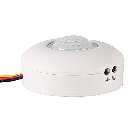 COOLWEST AC 110V-130V Max 200W Outdoor/Indoor Security PIR Human Body Motion Sensor Detector Inductor Switch for Lamp Lighting
