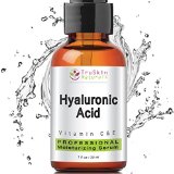 The BEST Hyaluronic Acid Serum for Skin and Face with Vitamin C E Organic Jojoba Oil Natural Aloe and MSM - Deeply Hydrates and Plumps Skin to Fill-in Fine Lines and Wrinkles - 1oz