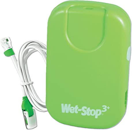 Wet-Stop3 Green Bedwetting Enuresis Alarm with Sound and Vibration Bed Monitor For Bedwetters: Potty Training Children and Kids: Bed Wetting Alarm For Boys or Girls Proven Solutions For Nocturnal Enuresis Alarm System, Curing Bedwetting For Over 35 Years