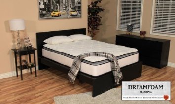 DreamFoam Bedding Ultimate Dreams Pocketed Coil Ultra Plush Pillow Top Mattress, King