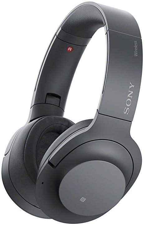 Sony WHH900N Hear On 2 Wireless Overear Noise Cancelling High Resolution Headphones, 2.4 Ounce-Dark Gray