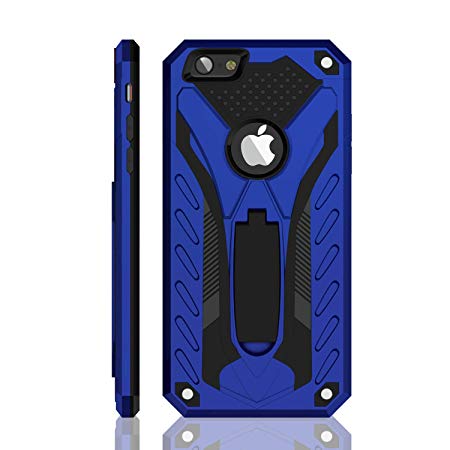 iPhone 6 Plus/iPhone 6S Plus Case, Military Grade 12ft. Drop Tested Protective Case With Kickstand, Compatible with Apple iPhone 6 Plus/iPhone 6S Plus - Blue