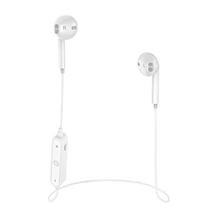 Wireless Bluetooth Headphones, GEJIN Bluetooth 4.1 Waterproof Sports Earphones, Noise Cancelling Earbuds - White