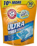 Arm and Hammer Ultra Power Plus Oxiclean Paks 70 Count
