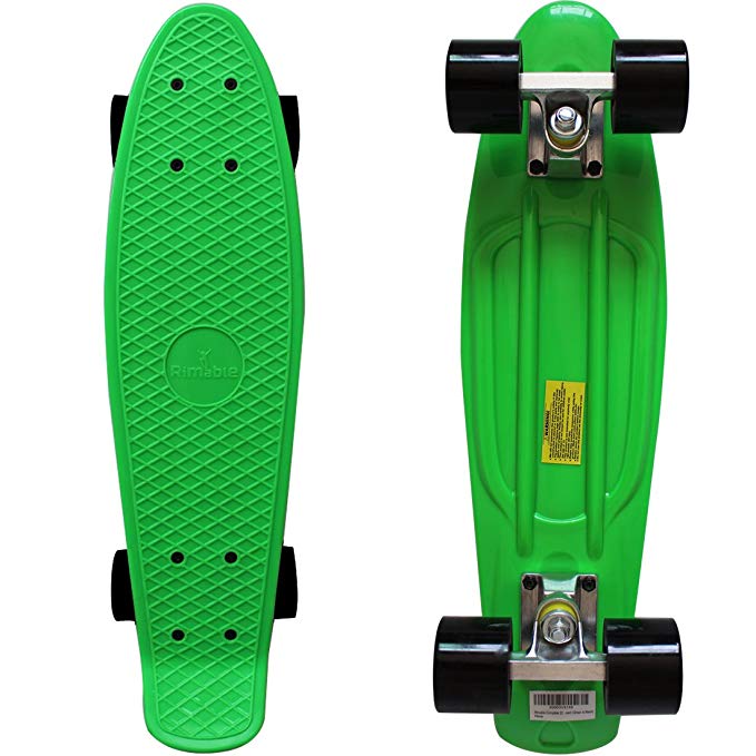 Rimable Complete 22" Skateboard (Green & Black)