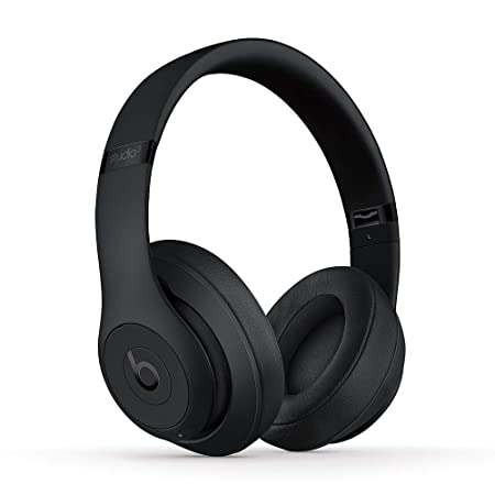 Beats Studio3 Wireless Over-Ear Headphones - Matte Black (Latest Model)