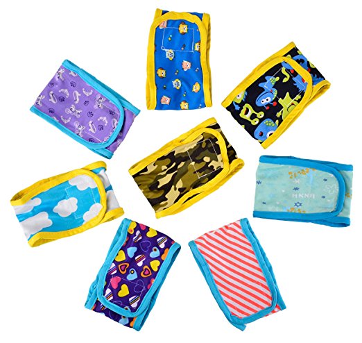 Mimibox Dog Belly Band-4pcs Boy Puppy Diapers with Velcro Washable Reusable for Small Male Pet Dog Diapers Pants