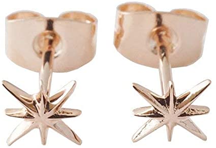 HONEYCAT Celestial Starburst Studs in Gold, Rose Gold, or Silver | Minimalist, Delicate Jewelry
