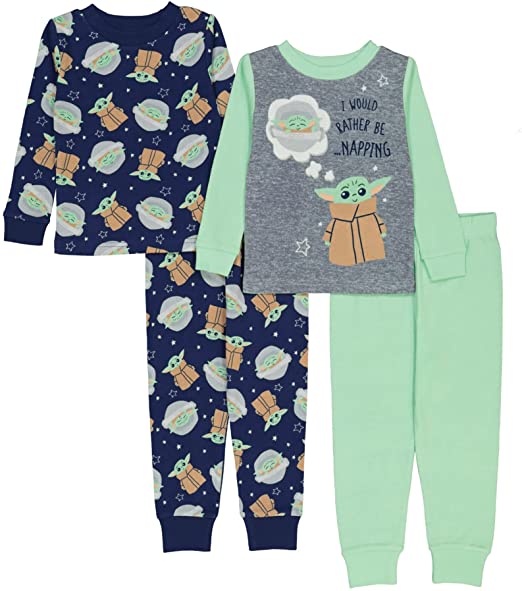 STAR WARS Boys' Snug Fit Cotton Pajamas