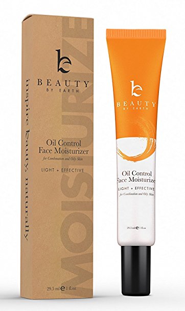 Facial Moisturiser Organic & Natural Daily Face Moisture Cream for Sensitive, Oily or Combo Skin; Light & Soothing; Best Non-Greasy Oil Control Lotion, Anti-Aging & Anti-Wrinkle for Men and Women