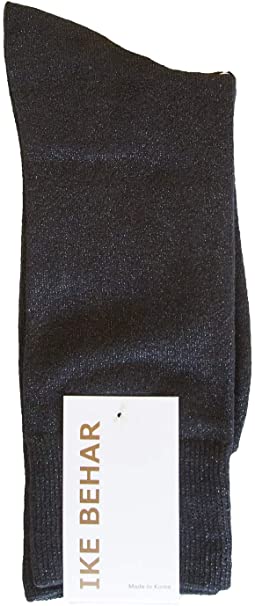 Ike Behar Men's Designer Glitter Dress Socks, Fits Shoe Sizes 7-12