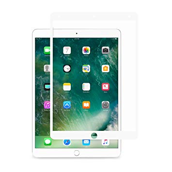 Moshi iVisor AG (Anti-Glare/Matte) Screen Protector for New iPad Air 10.5-inch / iPad Pro 10.5 inch, 100% Bubble-Free and Washable, Compatible with Apple Pencil, Washable, White